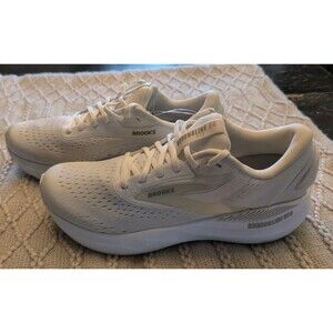 Brooks Adrenaline GTS 24 1204261B148 White Cream Women's Running Shoes Size 13